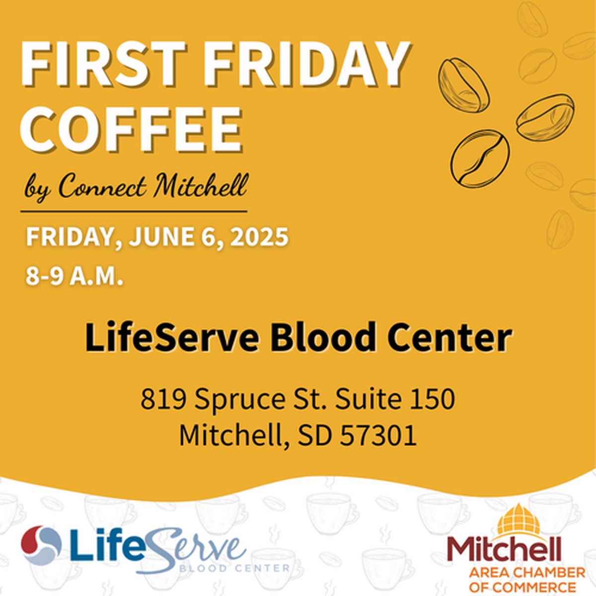 First Friday Coffee @ LifeServe Blood Center - Jun 6, 2025